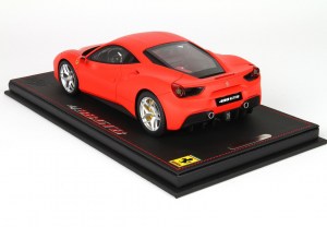 Ferrari 488 GTB Matte Red F1 2019 - 1:18 from BBR - P18106RF19ST